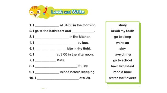 Bahasa Inggris Kelas 4 Halaman 108 Look and Write