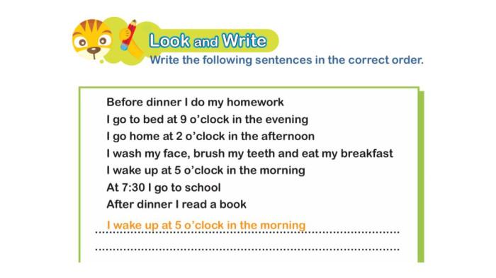 Bahasa Inggris Kelas 4 Halaman 116 Look and Write