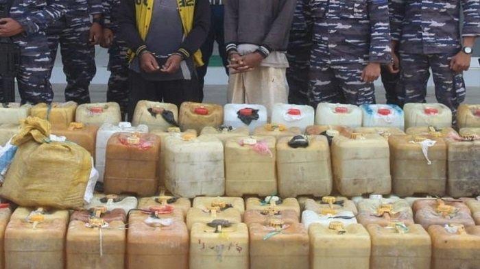 Lanal Labuan Bajo Gagalkan Penyeludupan Ribuan Liter BBM Jenis Minyak Tanah ke Sape