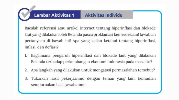 IPS Kelas 8 Halaman 227 Hiperinflasi dan Blokade Laut Belanda Pada Ekonomi