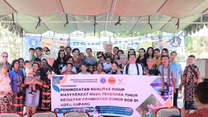 ITB Sumbang Sumur Bor untuk Atasi Krisis Air Bersih di Fatukoa Kota Kupang NTT