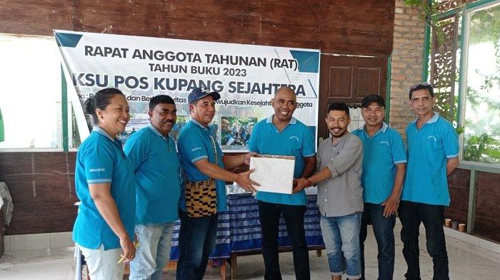 Alfons Nedabang Kembali Terpilih Sebagai Ketua KSU Pos Kupang Sejahtera Periode 2024-2029