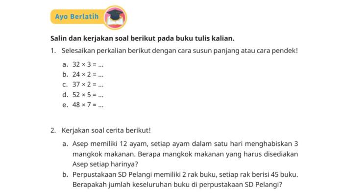 Kunci Jawaban Matematika Kelas 4 Halaman 43 Kurikulum Merdeka, Ayo Berlatih