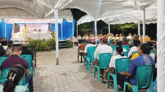 Perayaan Misa dan Ritual Adat tandai Pengukuhan Paguyuban Nilok Nai Manggarai Timur Kupang