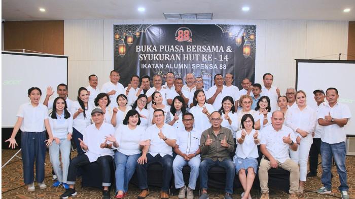 Momen Perayaan HUT ke-14 Spensa 88 Bataikat jadi Satu di Hotel Kristal Kupang