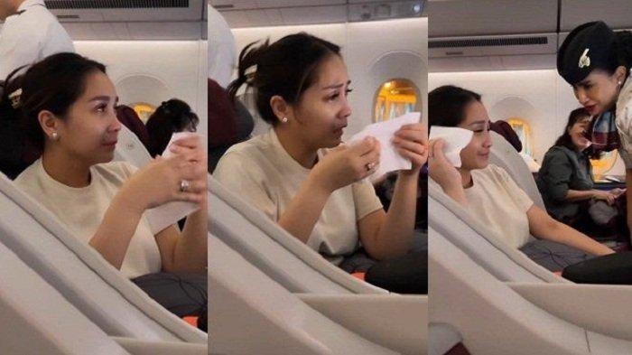 Reaksi Raffi Ahmad Lihat Nagita Slavina Nangis di Pesawat, Bunda Rafathar Sampai Ditegur Pramugari