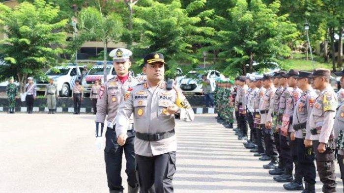 Kapolres TTU Pimpin Apel Gelar Pasukan Operasi Kepolisian Terpusat Lilin Turangga 2023