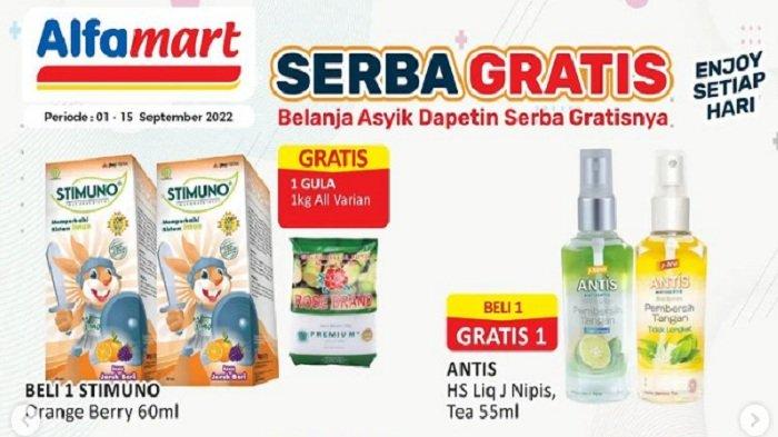 Belanja Untung Akhir Pekan 3 September  2022, Promo Alfamart : SKM Frisian Flag Gratis Teh Botol