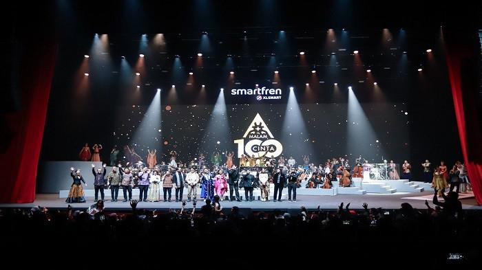 SMARTFREN Sukses Gelar "SMARTFREN Malam 100 Cinta 2025"