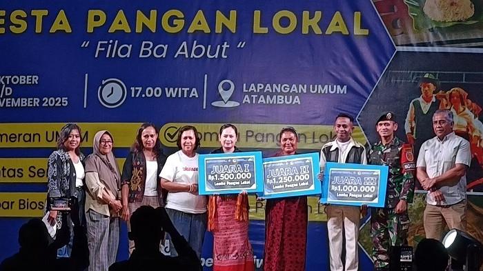 Tutup Pesta Pangan Lokal, Kadis Pariwisata Belu Ajak Masyarakat Terus Cintai Pangan Daerah