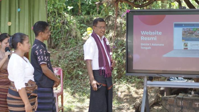 SMA Negeri 1 Adonara Tengah Launching Website Sekolah, Jadi Jendela Dunia dan Panggung Prestasi