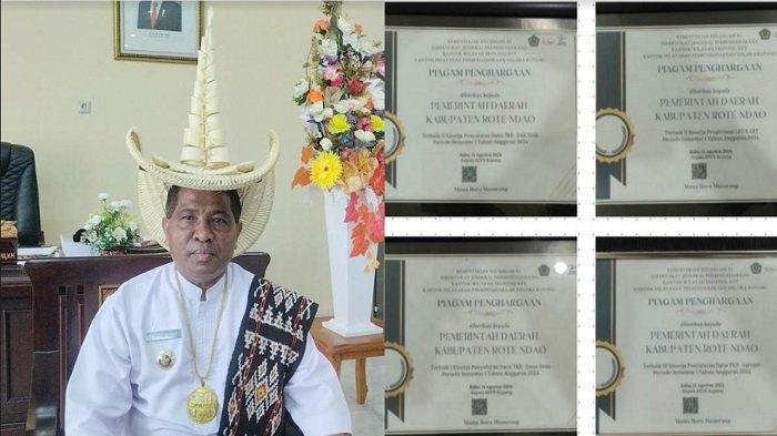 Pemkab Rote Ndao Sabet 4 Penghargaan Pengelolaan Dana Desa dari KPPN Kupang