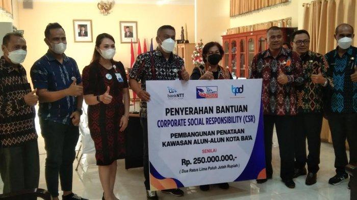 Bank NTT Serahkan Dana CSR Rp.250.000.000 ke Pemkab Rote Ndao