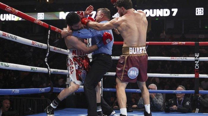 Hasil Tinju Dunia, Oscar Duarte Raih Kemenangan Atas Miguel Madueno dengan TKO