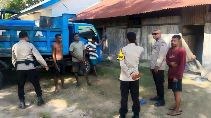 Wujudkan Kamtibmas Kondusif, Polsek Rote Tengah Gelar Patroli Dialogis