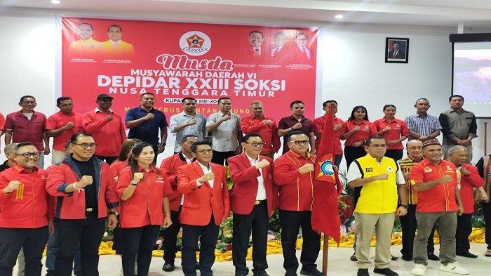 Pengurus SOKSI NTT Resmi Dilantik, Umbu Rudi Kabunang Minta Besarkan Golkar