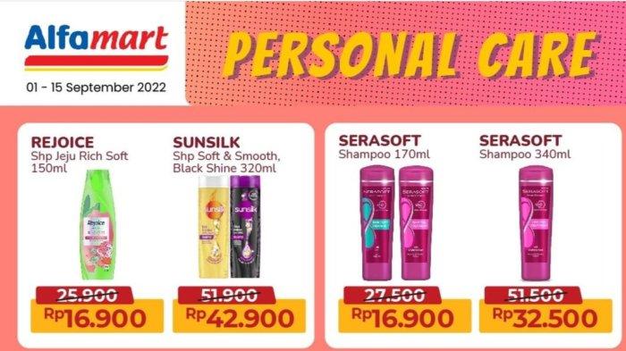 Promo Alfamart 12 September 2022, Sampo Murah: Pantene Rp17.500, Rejoice Rp16.900, Diskon Pomade
