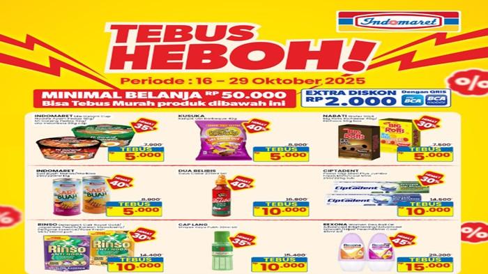 Tebus Heboh Hari Ini, Promo Indomaret Kusuka, Nabati, Dua Belibis Rp 5.000