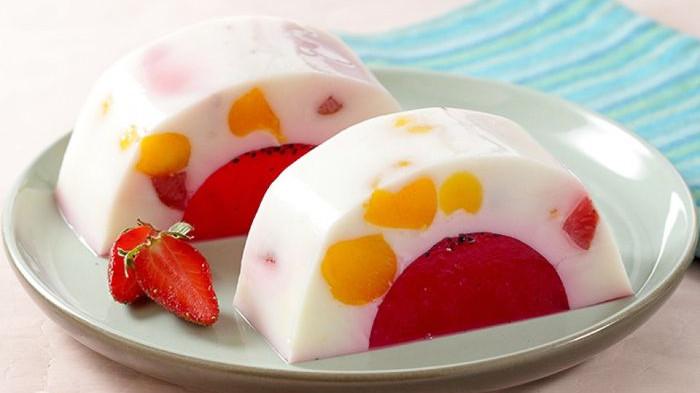 Puding buah untuk berbuka puasa