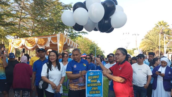 RSKJ Naimata ketika melakukan kegiatan jalan sehat bersama