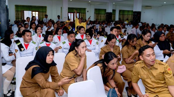 Suasana games Kahoot pada saat sosialisasi program Beasiswa Sawit BPDP
