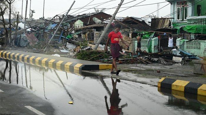 Topan Mocha Hantam Myanmar, Lebih Seratus Orang Rohingya Dilaporkan Tewas, Menurut Saksi Mata