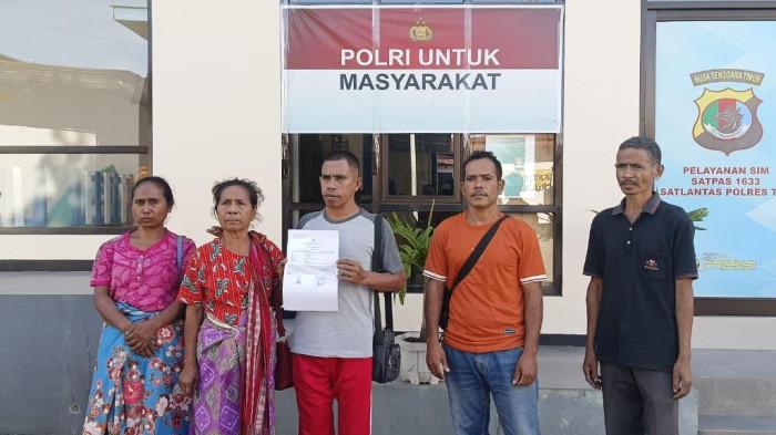 Warga Desa Salbait Kabupaten TTS Resmi Laporkan Sekretaris Desa Berinisial DO Atas Dugaan Penipuan