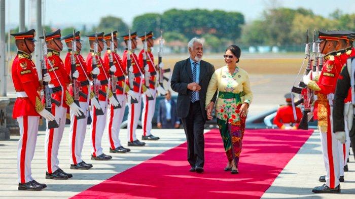 PM Xanana Gusmao dari Timor Leste Hadiri Forum Negara Kepulauan Denpasar Bali Indonesia