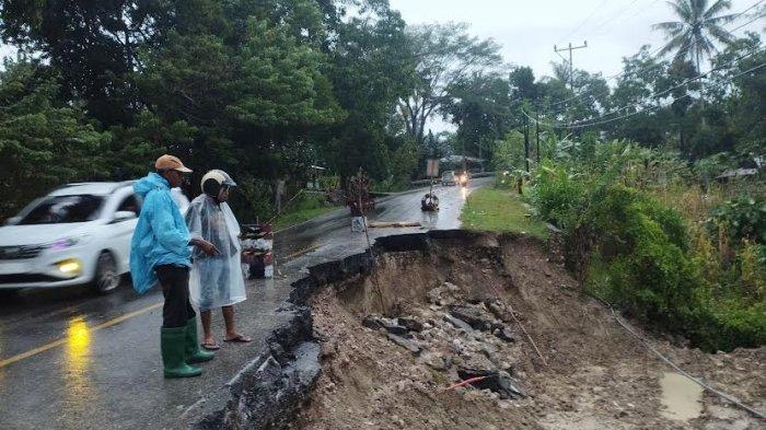 Jalan Putus di Sopo Kabupaten TTS NTT Akibat Hujan Lebat, Warga Minta Perhatian Serius Pemerintah