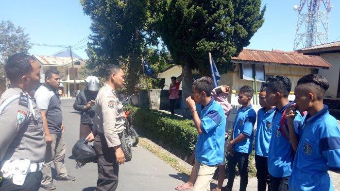 Polisi Rutin Patroli Cegah Perkelahian Antar Pelajar di Kota Bajawa