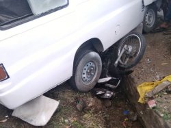 Lakalantas di Airnona, Pengemudi Sepeda Motor dilarikan ke RSU Prof. WZ Johannes