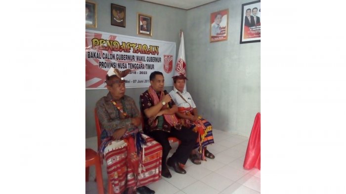 Wakil Gubernur NTT Benny Litelnoni Daftar ke PKPI NTT