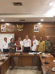 Bupati Malaka Bertemu Dirjen Sumber Daya Air Kementerian PUPR RI. Ini Agendanya