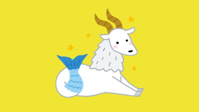 ILUSTRASI ZODIAK CAPRICORN - Lambang zodiak Capricorn yang dibuat di Canva pada Jumat (23/8/2025).
