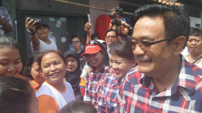 Djarot Saiful Hidayat Disambut Nyanyian Kemenangan di Kebayoran Lama