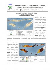 Wilayah NTT Mengalami Curah Hujan Rendah Hingga Sedang