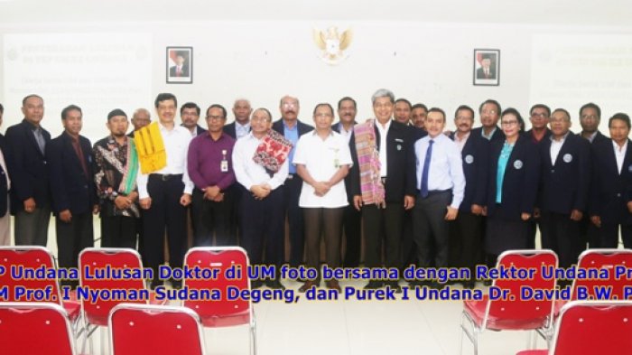 David Sir: Undana Kini Memiliki 201 Doktor