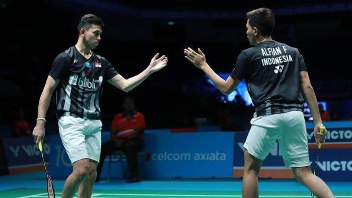SEDANG BERLANGSUNG Live Streaming Malaysia Open TVRI, Fajar/Rian Asa Terakhir Indonesia