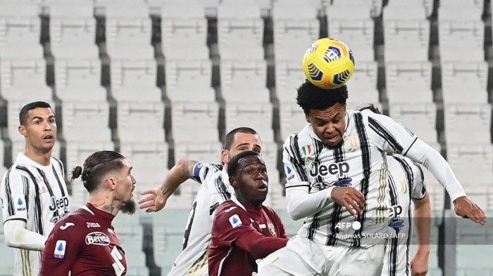 LINK LIVE STREAMING Liga Champions Barcelona vs Juventus: Weston McKennie Semangat Hadapi Messi Cs