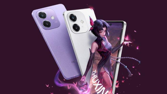 DESAIN HP OPPO - Desain hp OPPO yang diunduh dari oppo.com pada Rabu (23/4/2025).