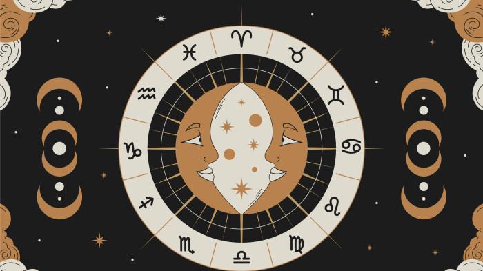 ILUSTRASI ZODIAK - Ilustrasi 12 lambang zodiak yang diunduh di Freepik, Senin (20/4/2026).