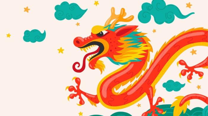 ILUSTRASI RAMALAN SHIO - Ilustrasi lambang Shio Naga yang diunduh di Freepik, Rabu (8/4/2026).