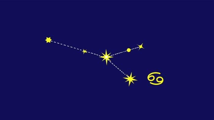 ILUSTRASI ZODIAK - Ilustrasi lambang zodiak Cancer.