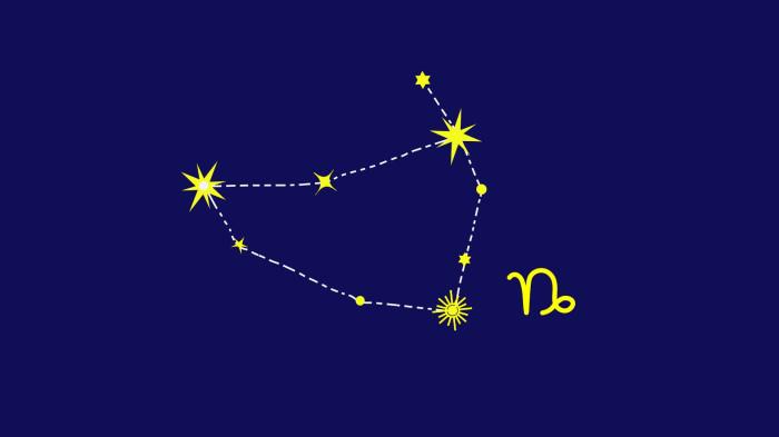 ILUSTRASI ZODIAK - Ilustrasi lambang zodiak Capricorn.