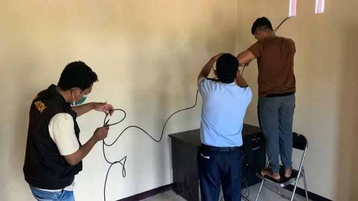 Imigrasi Atambua Pasang Perangkat VSAT di Pos Turiskain