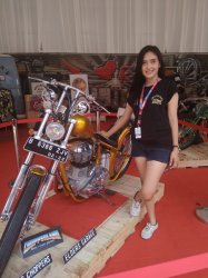 Sepeda Motor Jokowi Dipajang di Pameran Otomotif IIMS, Diserbu Para Pengunjung
