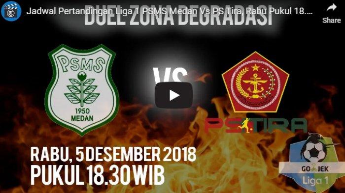 Link Live Bola PSMS Medan vs PS Tira Segera Dimulai, Live Streaming Indosiar Liga 1 2018
