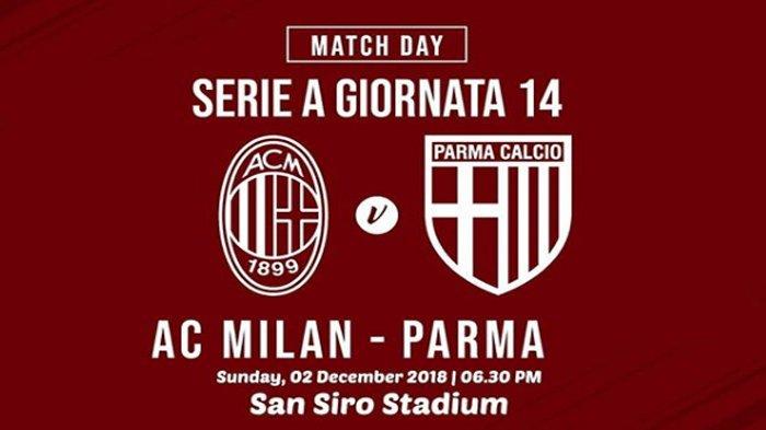 Live Bola Streaming AC Milan vs Parma di Liga Italia & Live BeIN Sport 3, Tonton Pakai Cara Ini