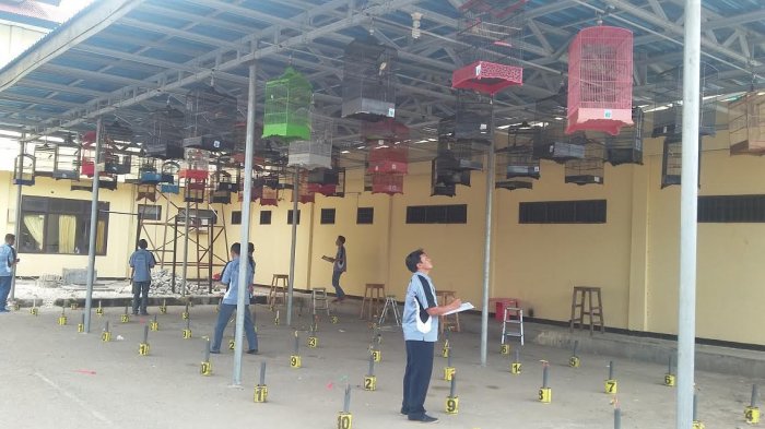 600 Burung Berkicau di Mapolres Kupang Kota