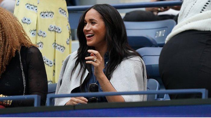 Lihat Meghan Markle Dukung Serena Williams di Final Tenis AS Terbuka di Stadion Arthur Ashe New York